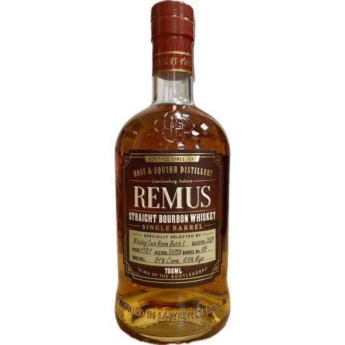 Remus Whiskey Cave Room Batch 3 Bourbon     (DRS)