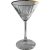 ELYSIA GOLDEN TOUCH Martini kehely (Y), 220ml - Pasabahce